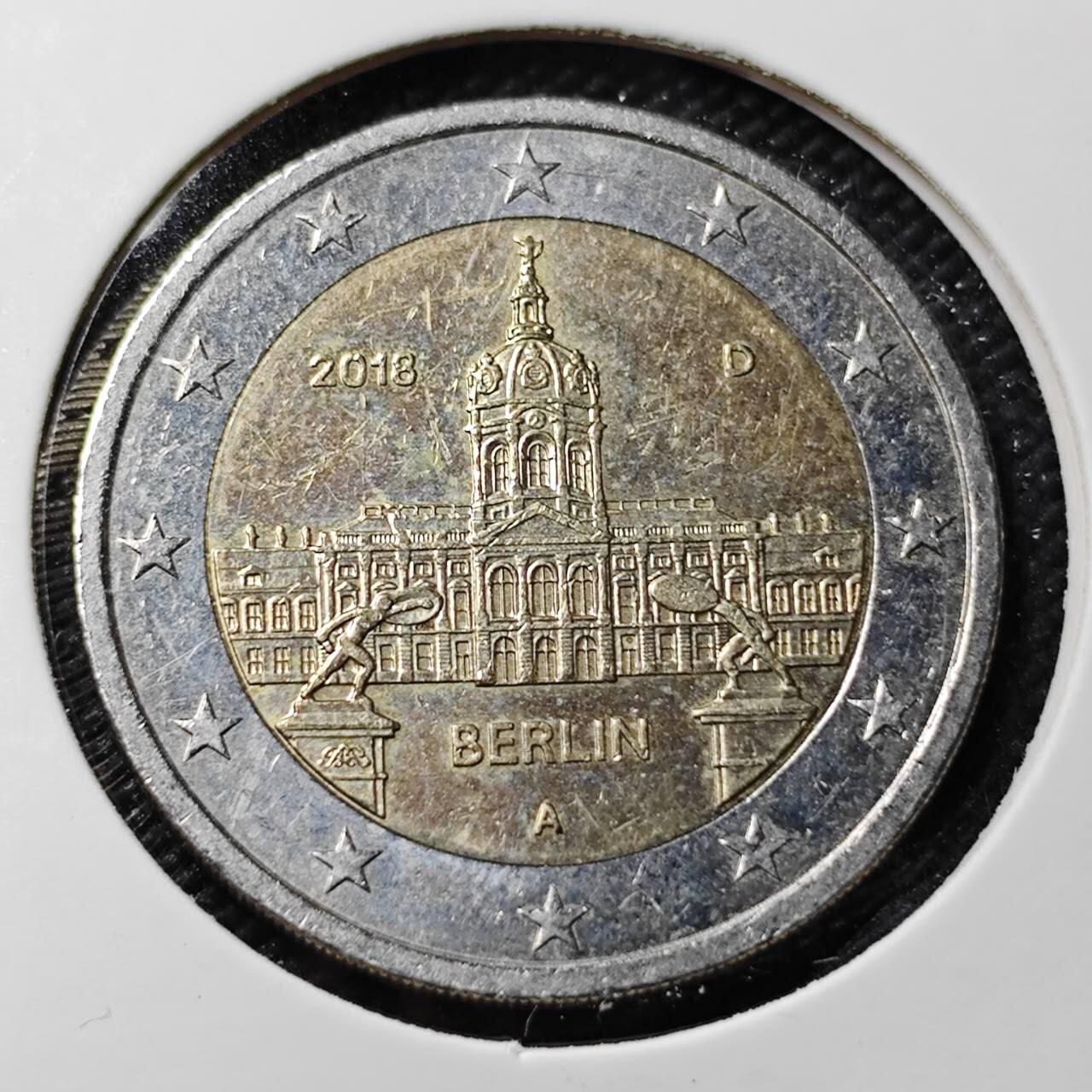 KK钱币收藏小铺   第401期 2月预留时间 周末发货  2018欧元2欧