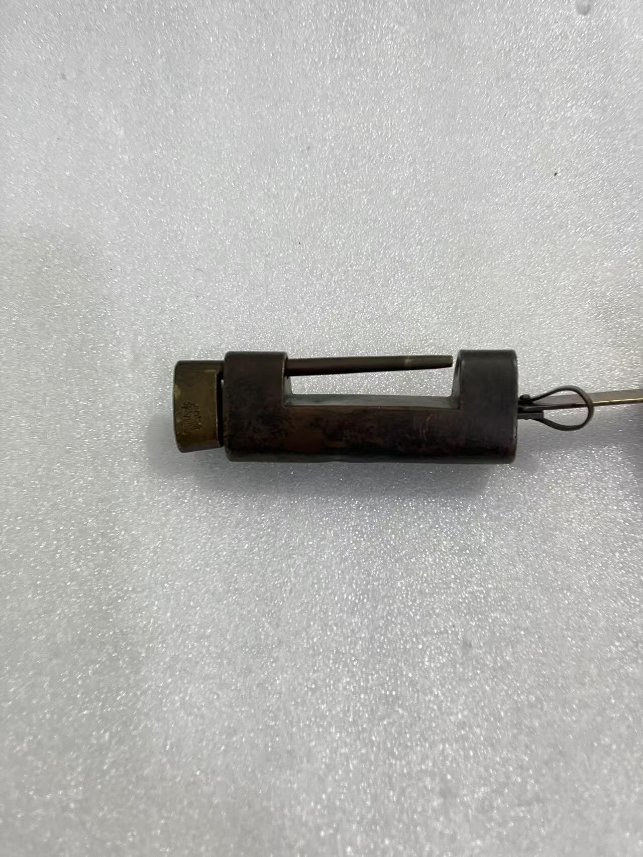 江南杂件场 清代李怡兴铜锁，可以打开