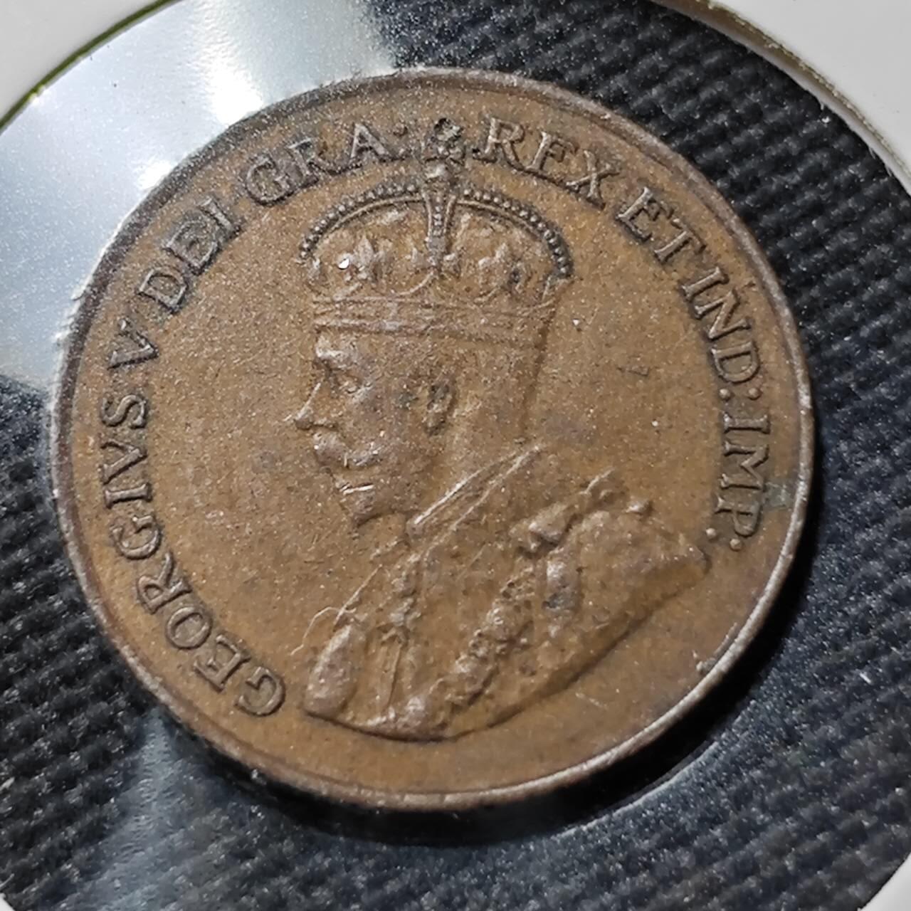 KK钱币收藏小铺   第402期 2月预留时间 周末发货  1920加拿大1分铜币