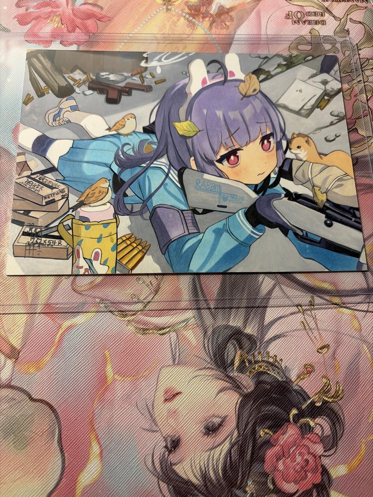 麦趣喜第三场 手绘专场 (3月13号周五晚上23点截拍，专注买家市场，福利拉满)  浮笙工作室 B6大小动漫手绘 带硬壳保护夹 125MM*176MM