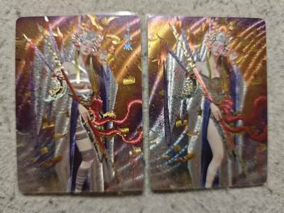 满赠PR！！龙虎卡牌-七七场（满200元包邮，无佣金，每周六结拍，欢迎送拍） - 粗闪2张 燎原 刷子人间传 白冰冰