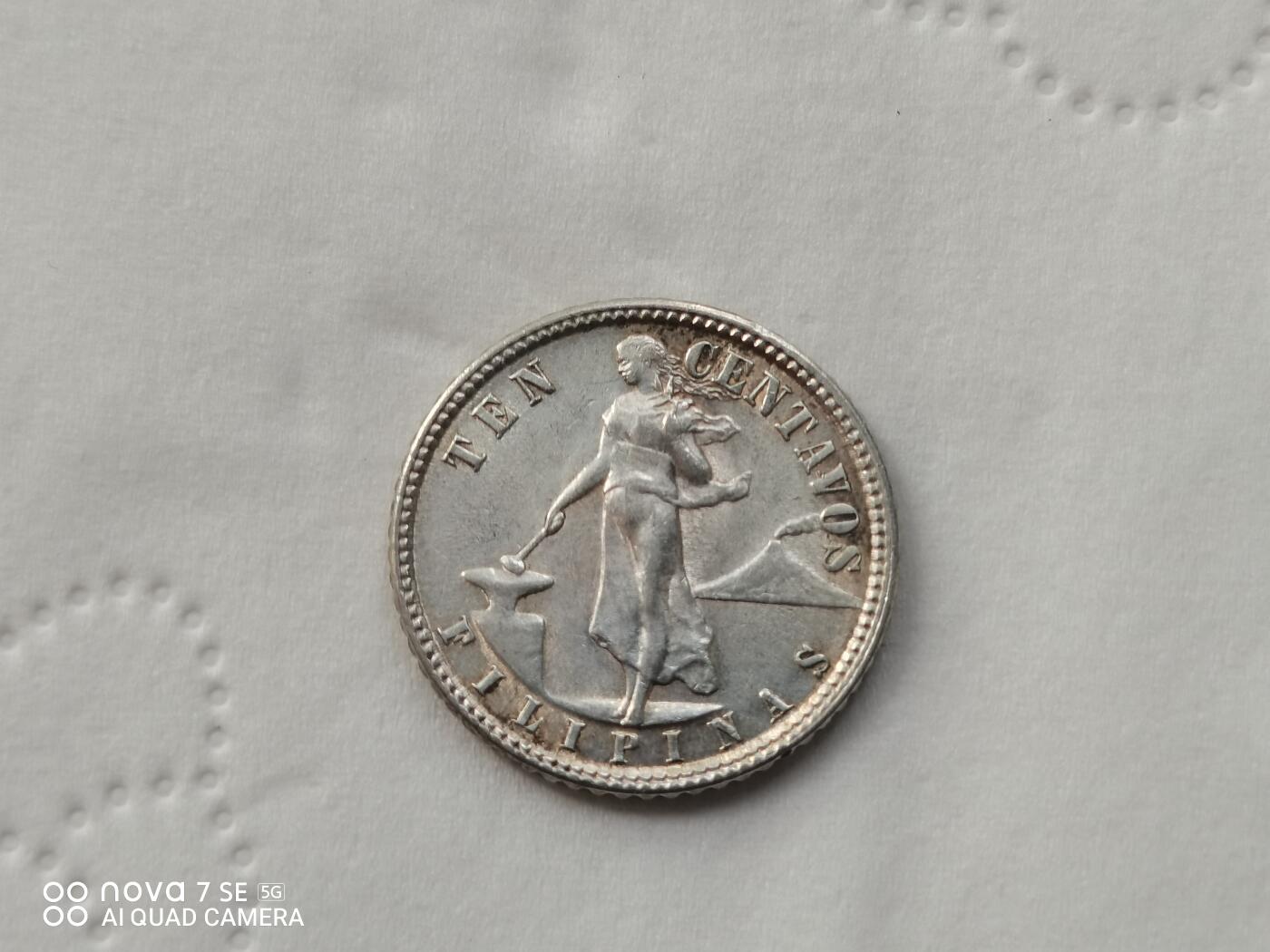 外国银币 45年菲律宾打铁女神银币