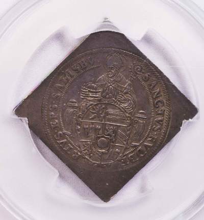PCGS-AU50 1593萨尔茨堡菱形2泰勒超大银币 唯一亚军 - PCGS-AU50 1593萨尔茨堡菱形2泰勒超大银币 唯一亚军