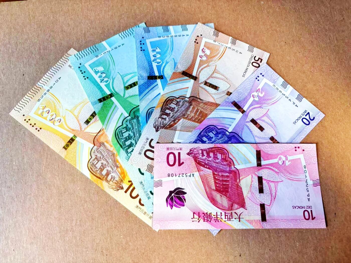  【Blue Auction】世界纸币精拍第791期——18级TOP拍卖/信誉/品质/专业/高效💫 【一组6张 含无47】澳门 2020年10-1000元 全新UNC