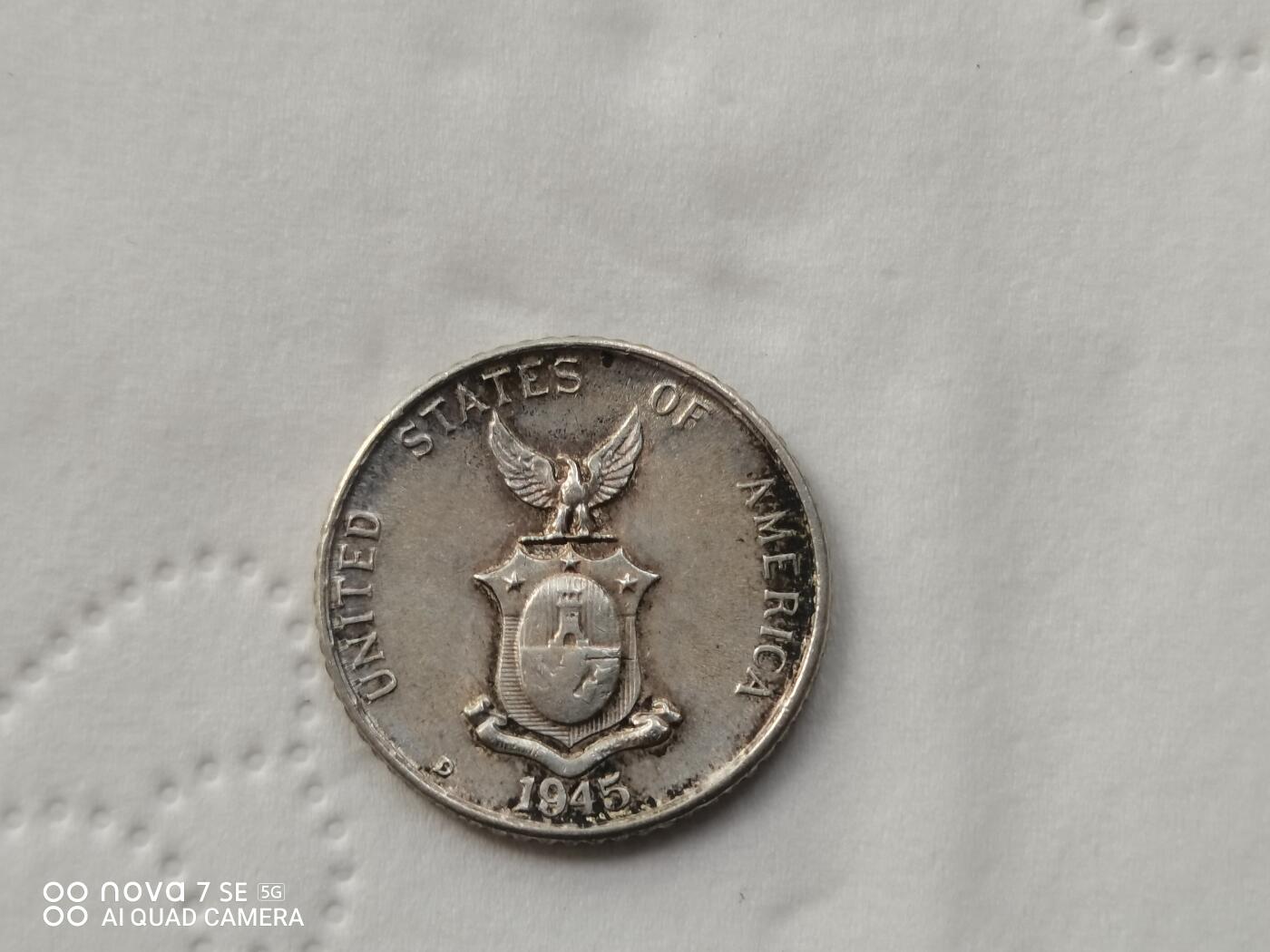 外国银币 45年菲律宾打铁女神银币