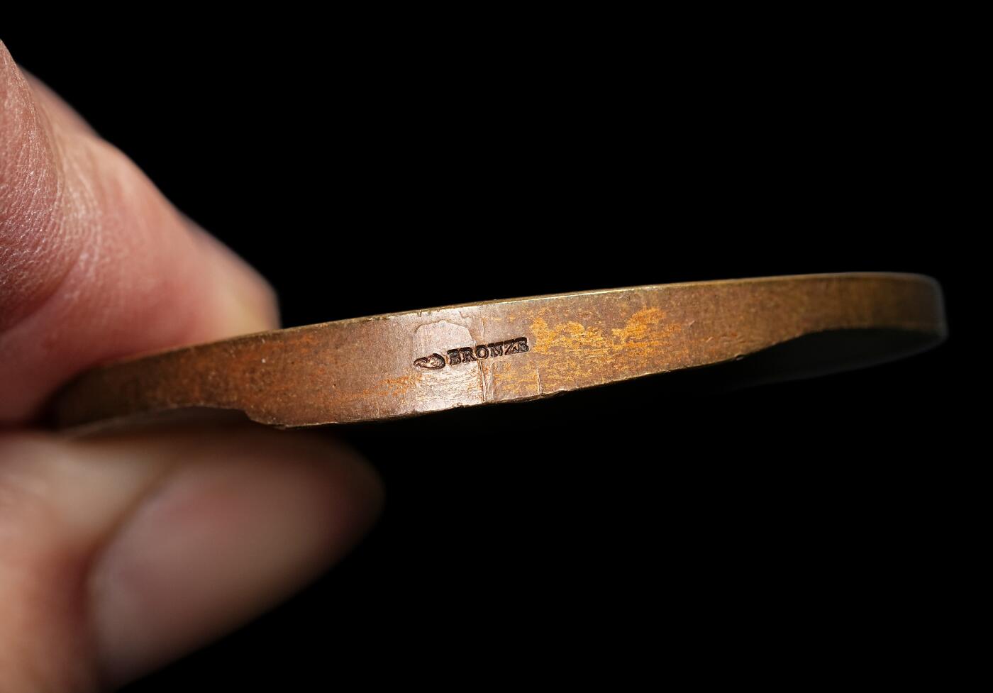 修遠堂世界钱币第106期，请看参拍说明 19世纪末-20世纪初法国埃纳省议会艺术荣誉大铜章，45.45mm，46.18g