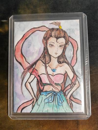 阳大大卡牌拍卖第103期（持续收拍品，周五晚上九点截拍，进群福利早知道） 【手绘卡】知名画师 山鬼 小龙女