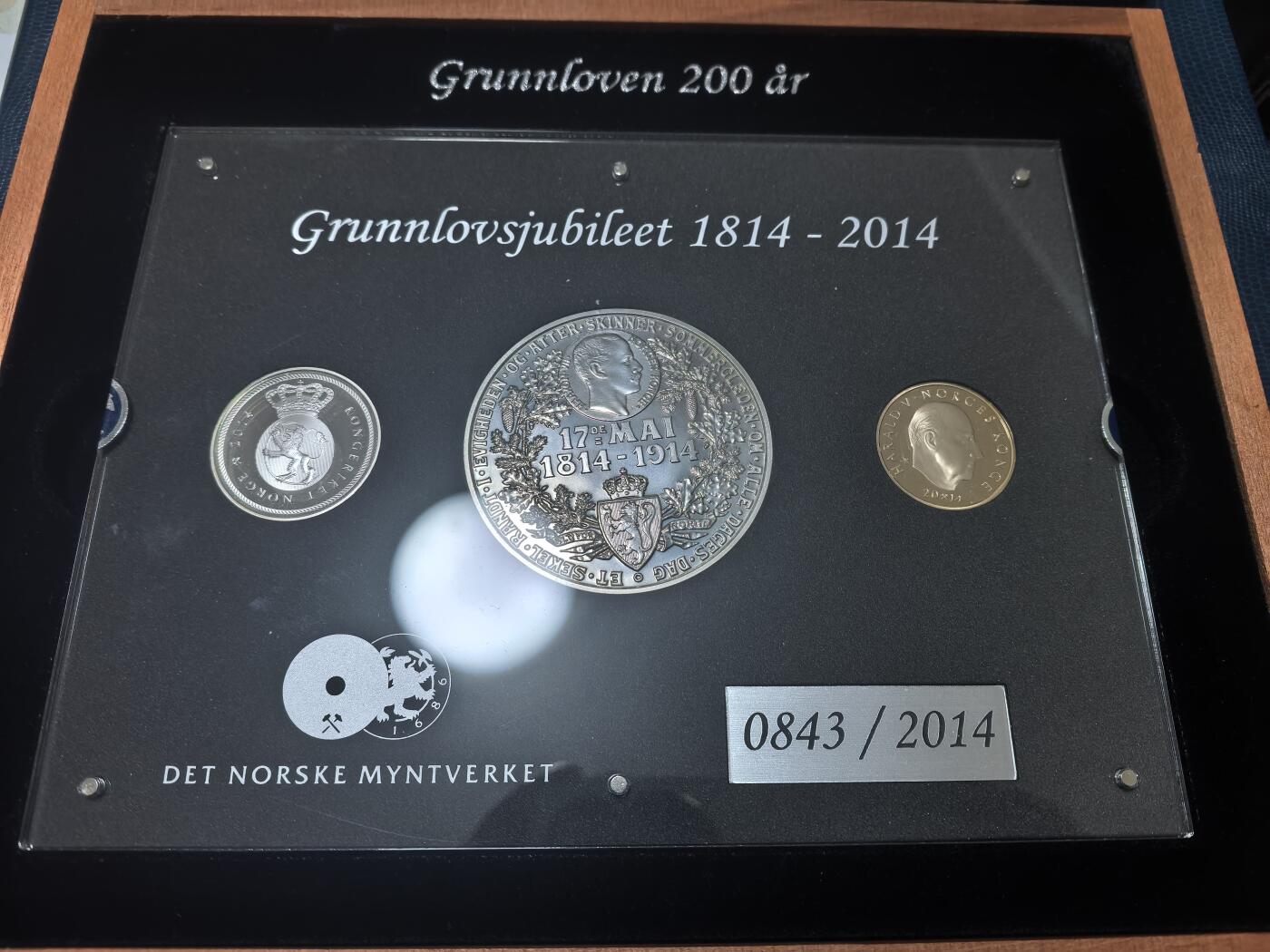 长老汇马年精选第七场拍卖 2014挪威银币章3枚豪华套装，盒证全，92.73克925银，2014套，麦稀奇首见