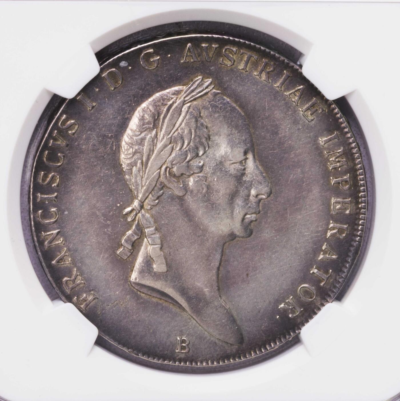 NGC-AU53 1825奥地利弗朗茨一世泰勒大银币