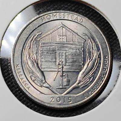 KK钱币收藏小铺   第401期 2月预留时间 周末发货 -  美国25分纪念币 好品