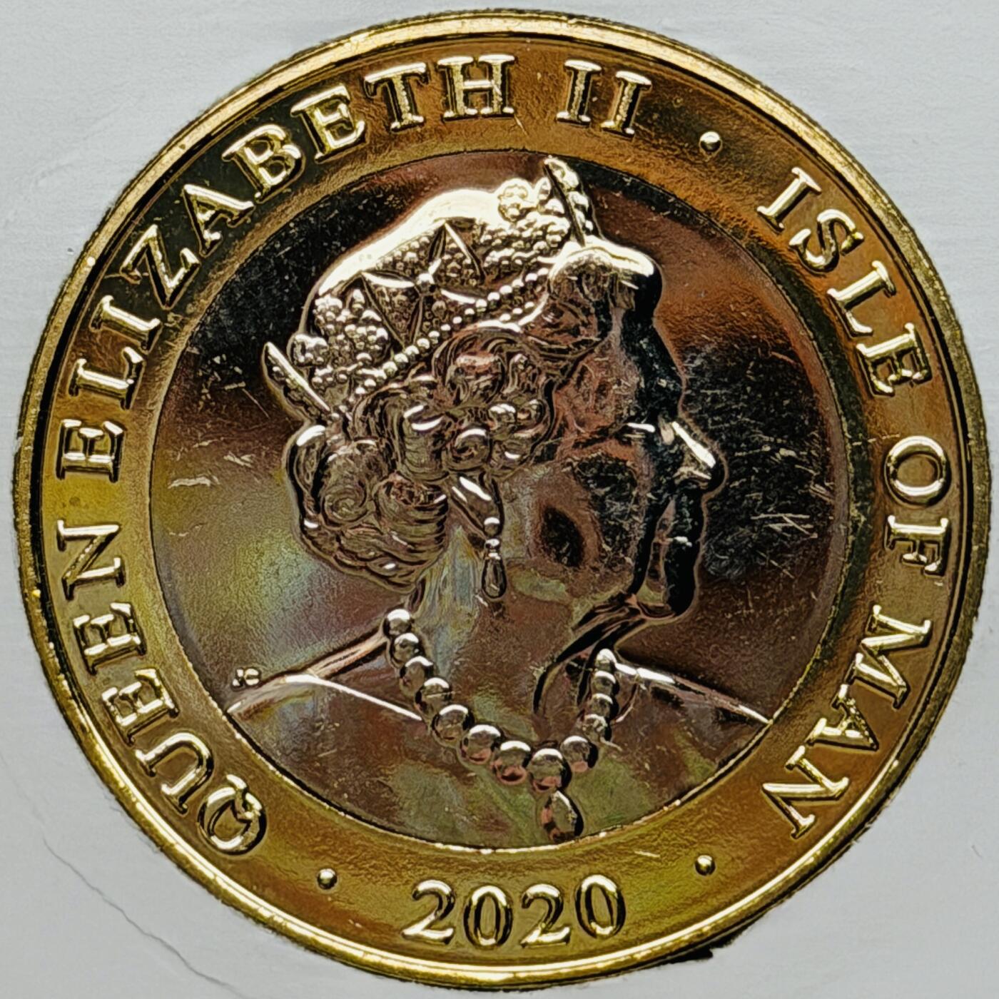 ＜星葵🌻钱币社＞硬币场·第71期·3月10日发货 马恩岛2020年圣诞颂歌· 小吝啬鬼斯克鲁奇和蒂姆2镑双金属纪念币