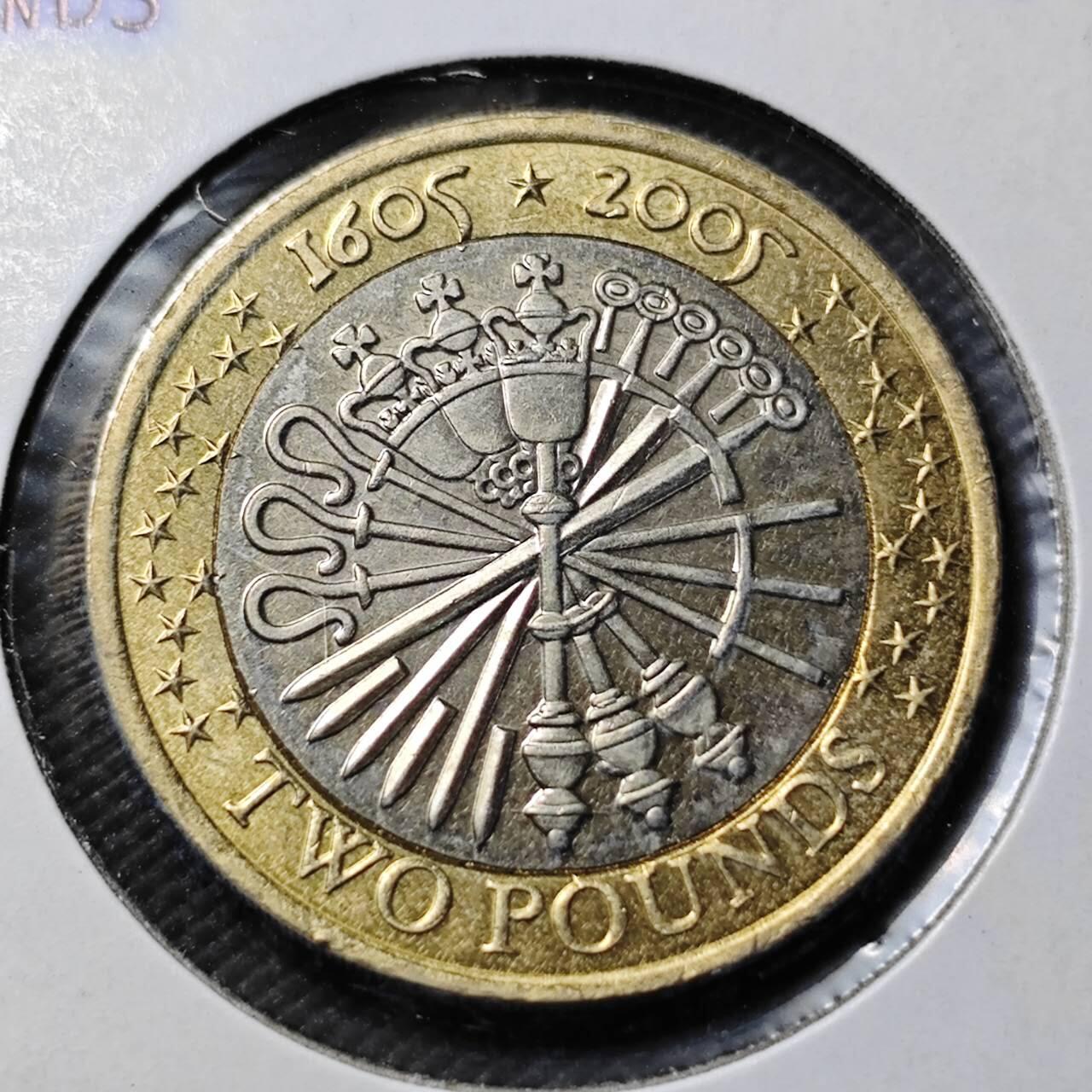 KK钱币收藏小铺   第401期 2月预留时间 周末发货  英国2镑纪念币