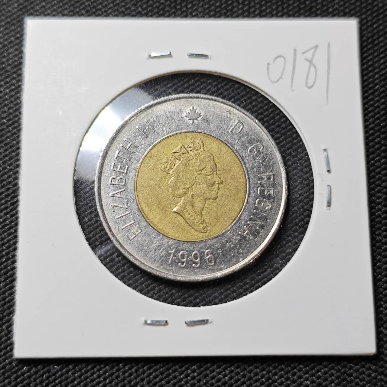 KK钱币收藏小铺   第401期 2月预留时间 周末发货  加拿大2元