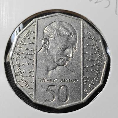 KK钱币收藏小铺   第402期 2月预留时间 周末发货 -  澳大利亚50便士纪念币