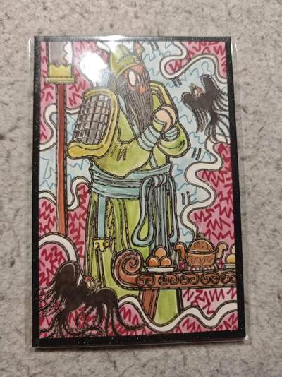 满赠PR！！龙虎卡牌-七七场（满200元包邮，无佣金，每周六结拍，欢迎送拍） - 【亲签 签绘】A6色纸 waiwai - 关羽