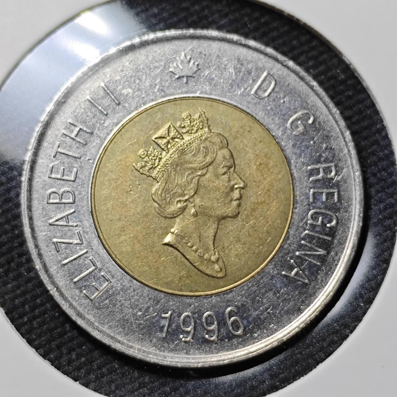 KK钱币收藏小铺   第401期 2月预留时间 周末发货  加拿大2元