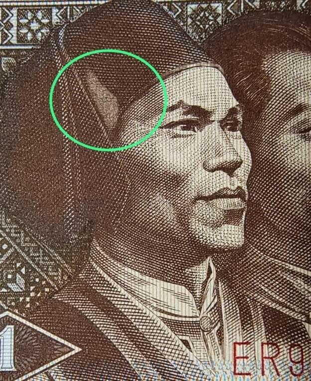 早期背红ER漏印大错币加金福耳2张