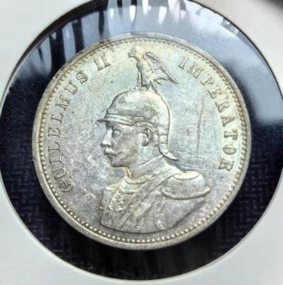 外国优质老铜币银币苏联纪念章，每周六晚九点倒数截拍，满百包邮可寄存，持续收拍 - 德属东非1911年1卢比银币，正面为德皇威廉二世像，背面标注 “DEUTSCH OSTAFRIKA”。它是德国殖民统治时期的货币，用于当地贸易与殖民管理，见证了德国在东非的殖民历史。