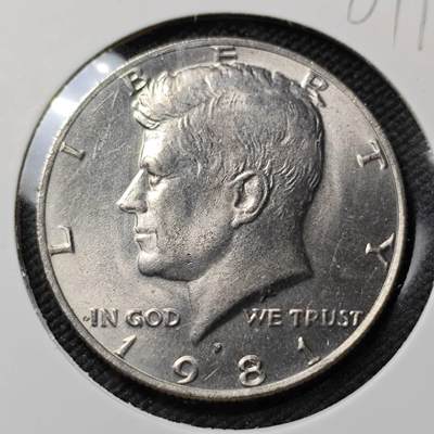 KK钱币收藏小铺   第401期 2月预留时间 周末发货 -  1981美国50分 好品