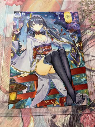 麦趣喜第三场 手绘专场 (3月13号周五晚上23点截拍，专注买家市场，福利拉满)  - 浮笙工作室 B6大小动漫手绘 带硬壳保护夹 125MM*176MM