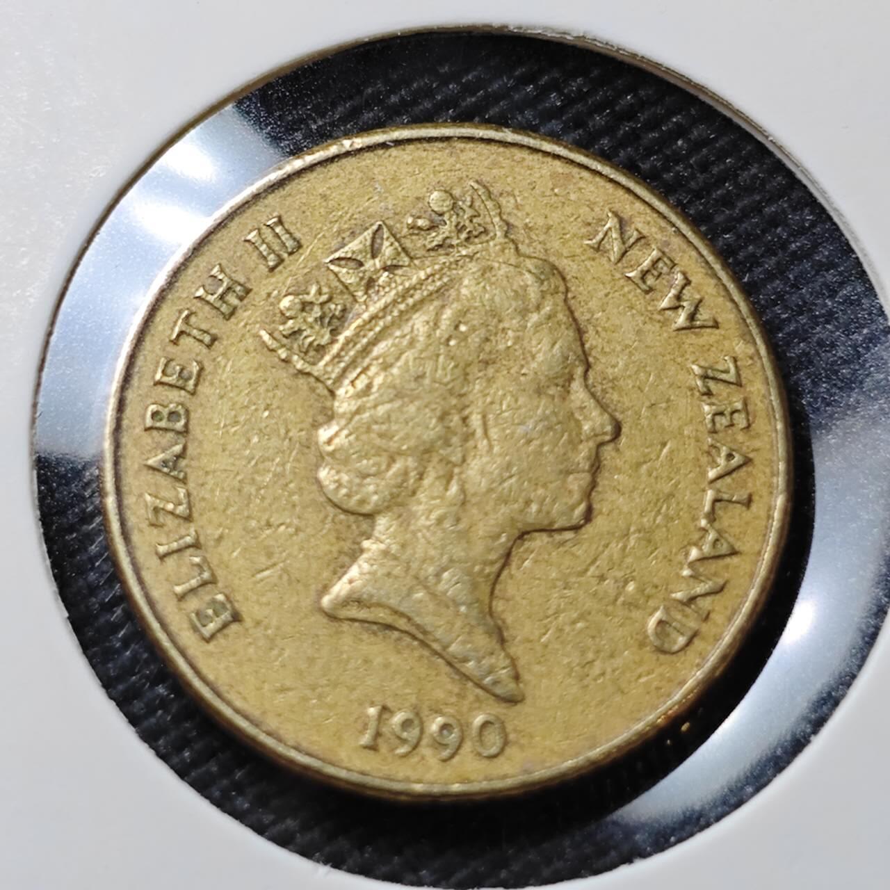 KK钱币收藏小铺   第401期 2月预留时间 周末发货  新西兰1元