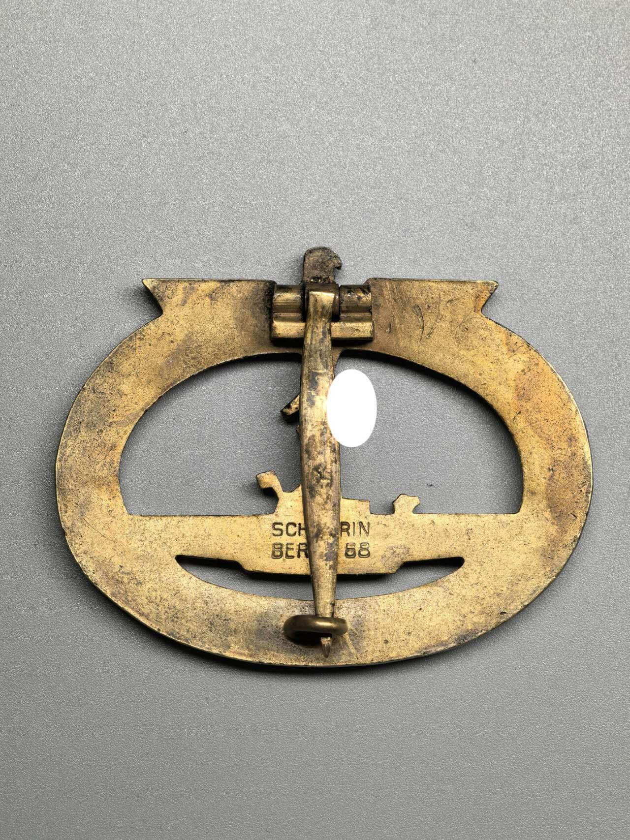 小驴勋章奖章收藏3月7日周六晚六点拍卖（珍爱和平，收藏战争，铭记历史，勿忘国耻，忠党爱国。有偿代拍，送拍规则在简介最后，参拍须阅读规则后再参拍，关系到运费包装发货时效真假辨别等关键信息，拍卖时不再发原图，看大图店主微信码在拍卖店铺介绍里） 工艺品 海军U艇奖章 非原品