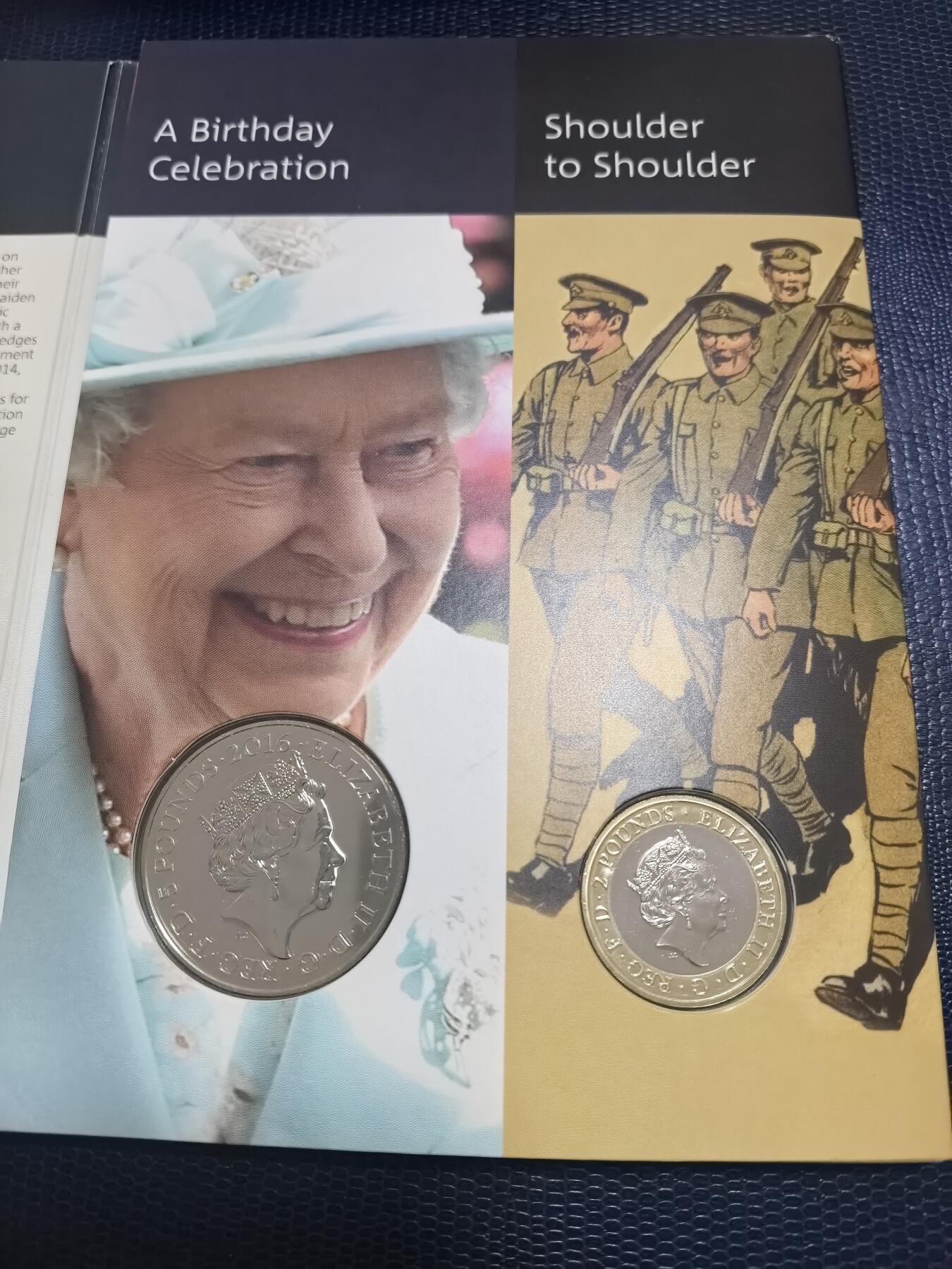 长老汇马年精选第七场拍卖 2016英国16枚普制套币卡装，含少见的莎士比亚币3枚