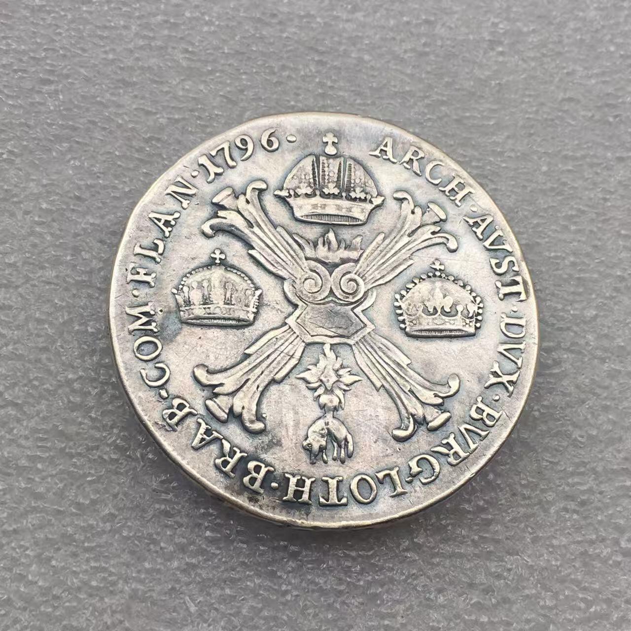 世界钱币专场拍卖 每周二开拍 神圣罗马帝国1796年弗朗茨二世三皇冠1泰勒大银币