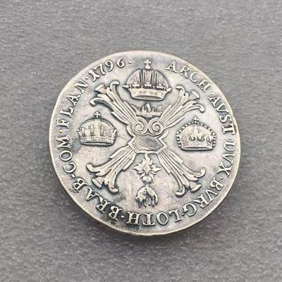 世界钱币专场拍卖 每周二开拍 - 神圣罗马帝国1796年弗朗茨二世三皇冠1泰勒大银币