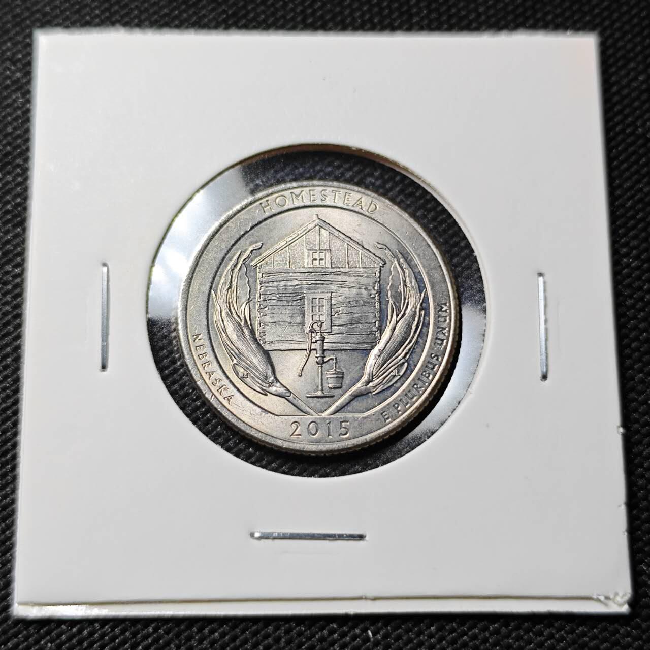 KK钱币收藏小铺   第401期 2月预留时间 周末发货  美国25分纪念币 好品