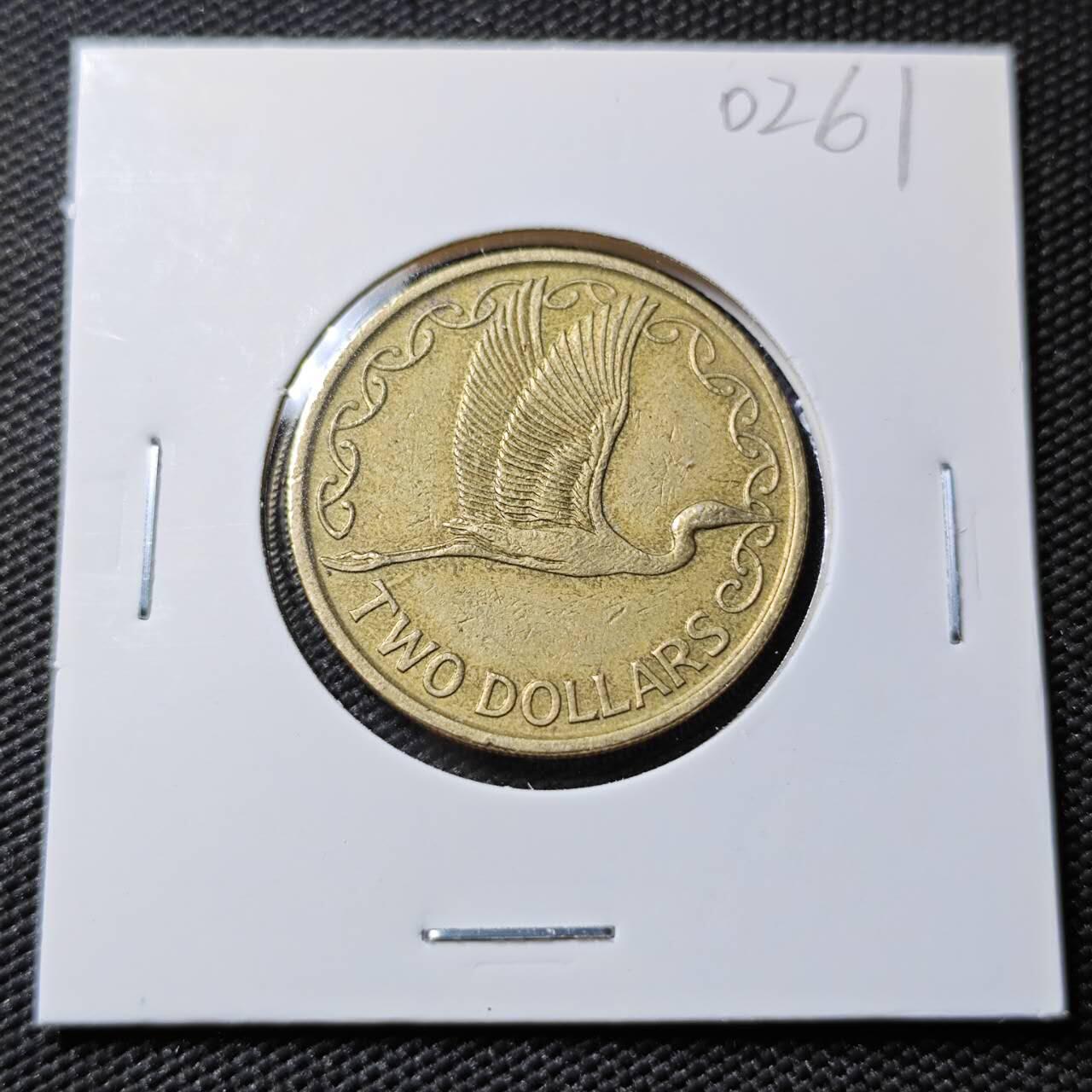 KK钱币收藏小铺   第402期 2月预留时间 周末发货  新西兰2元