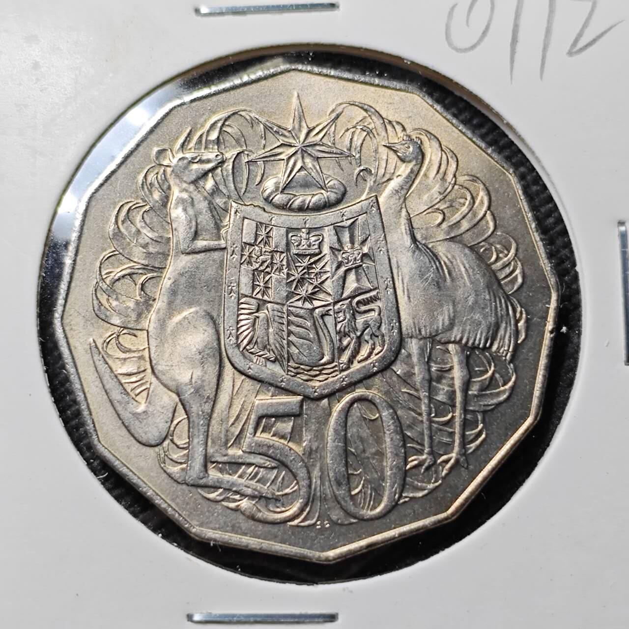 KK钱币收藏小铺   第401期 2月预留时间 周末发货  1978澳大利亚50分 好品