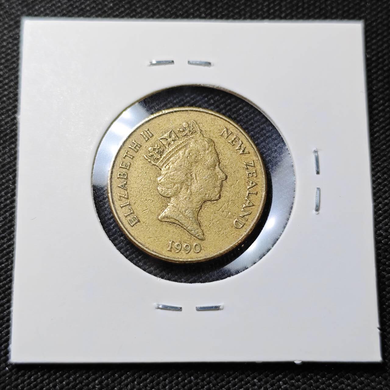 KK钱币收藏小铺   第401期 2月预留时间 周末发货  新西兰1元