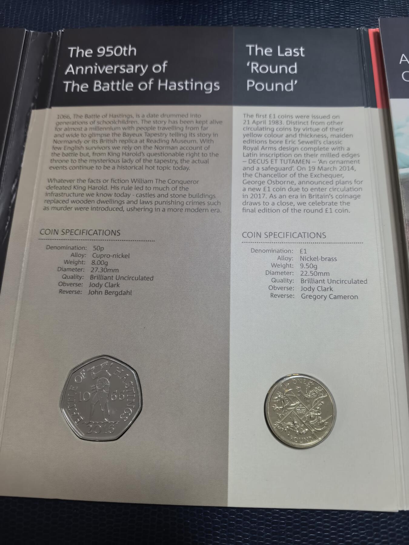 长老汇马年精选第七场拍卖 2016英国16枚普制套币卡装，含少见的莎士比亚币3枚