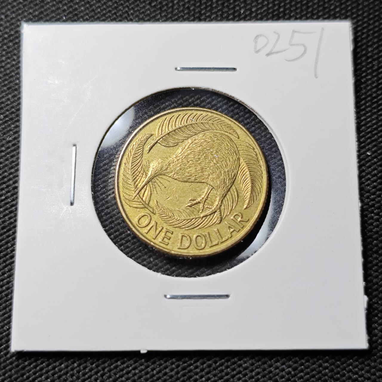 KK钱币收藏小铺   第402期 2月预留时间 周末发货  新西兰1元