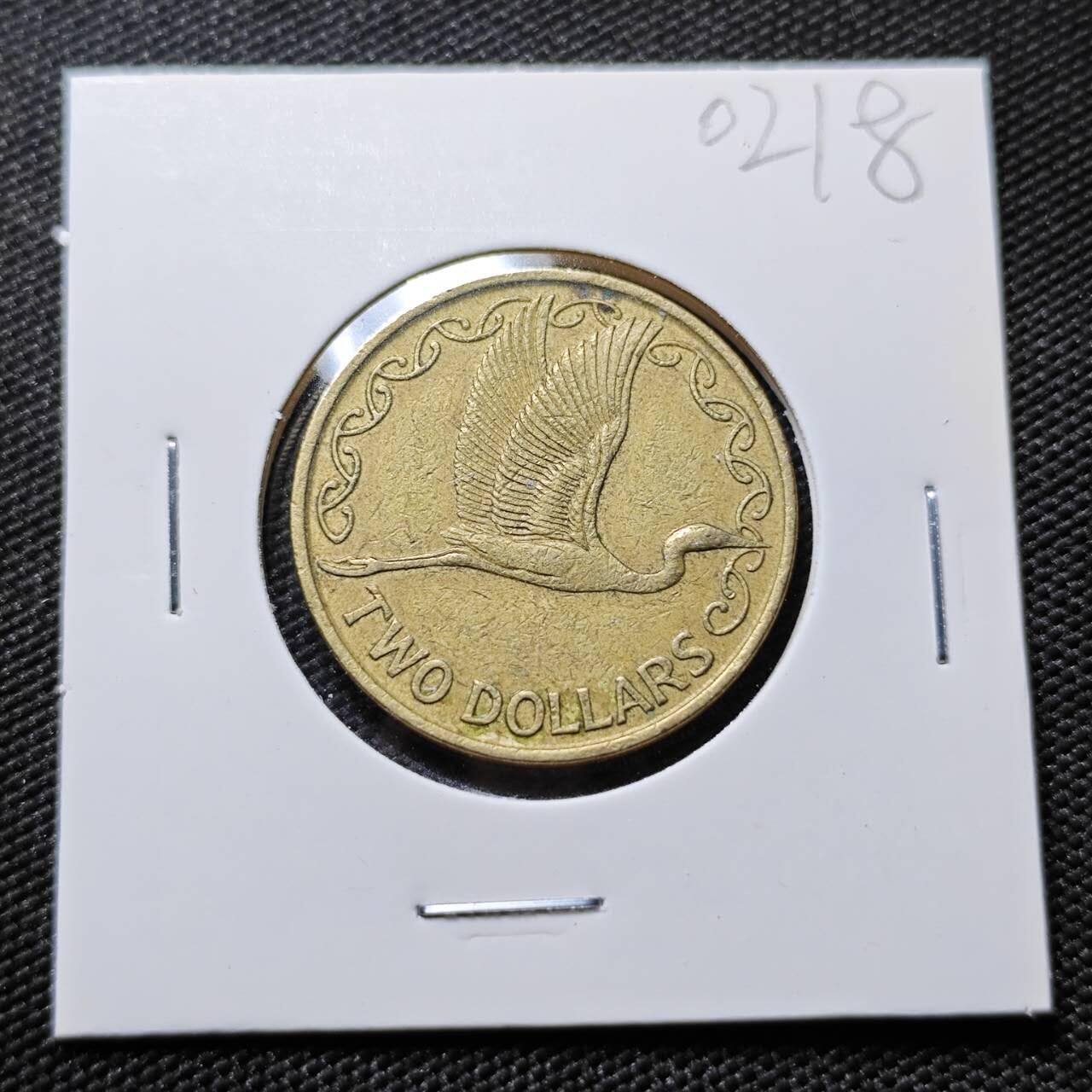 KK钱币收藏小铺   第402期 2月预留时间 周末发货  新西兰2元