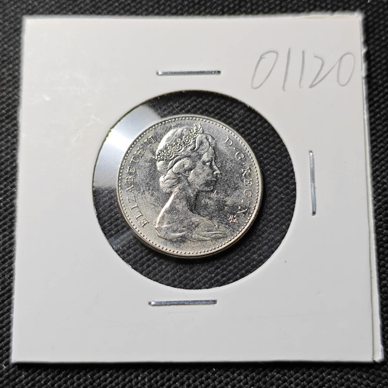 KK钱币收藏小铺   第401期 2月预留时间 周末发货  加拿大5分纪念币