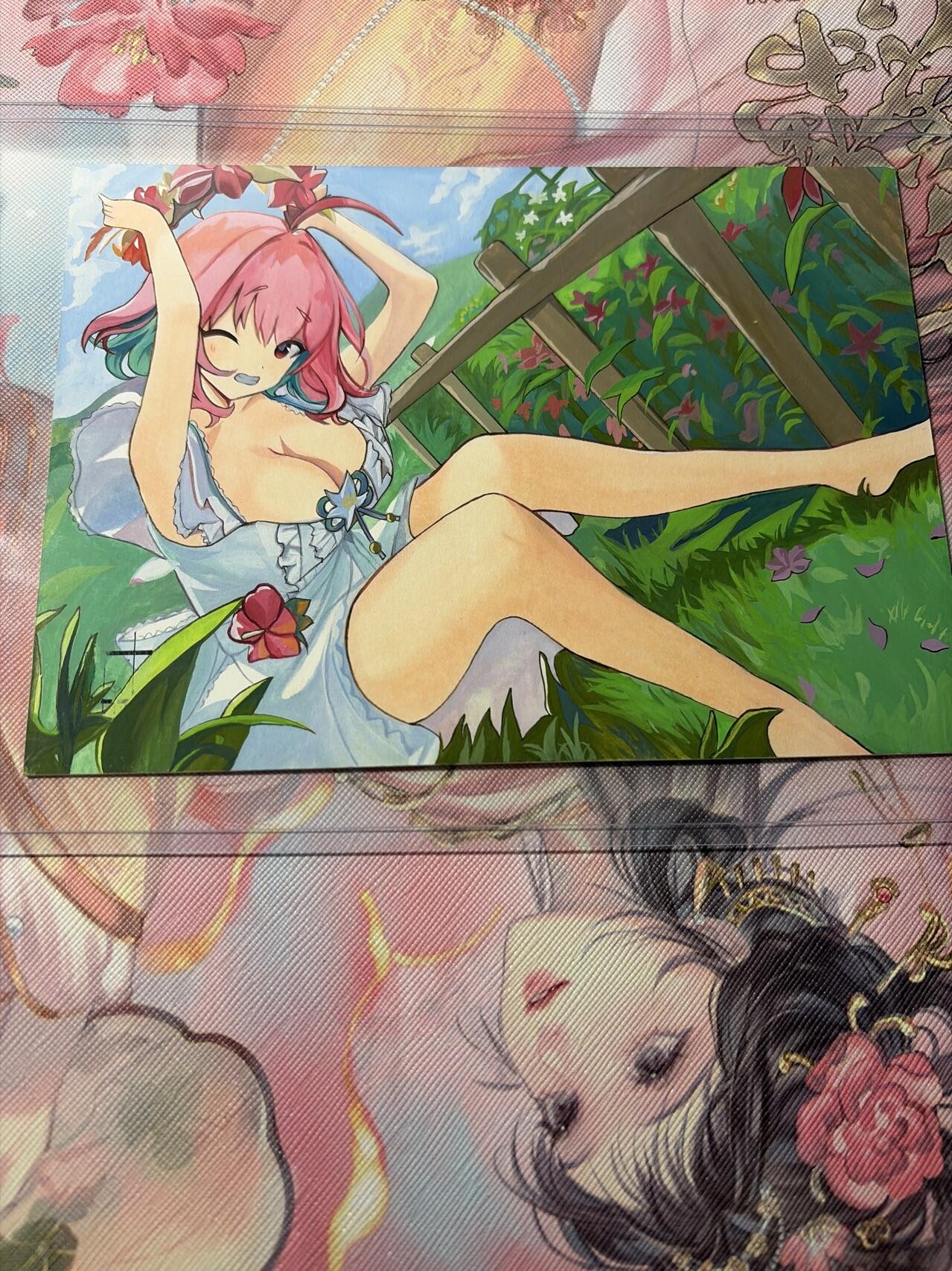 麦趣喜第三场 手绘专场 (3月13号周五晚上23点截拍，专注买家市场，福利拉满)  浮笙工作室 B6大小动漫手绘 带硬壳保护夹 125MM*176MM