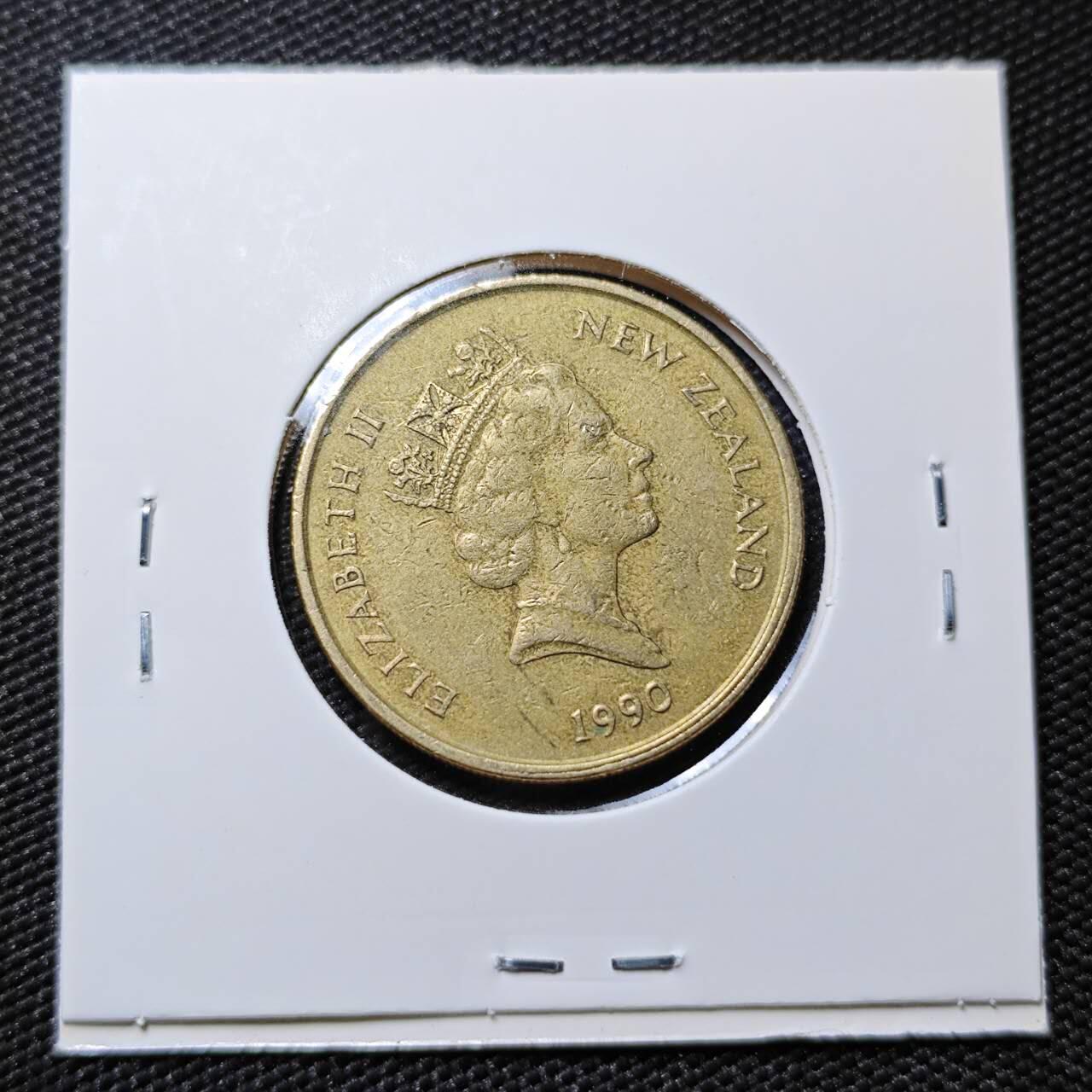 KK钱币收藏小铺   第402期 2月预留时间 周末发货  新西兰2元