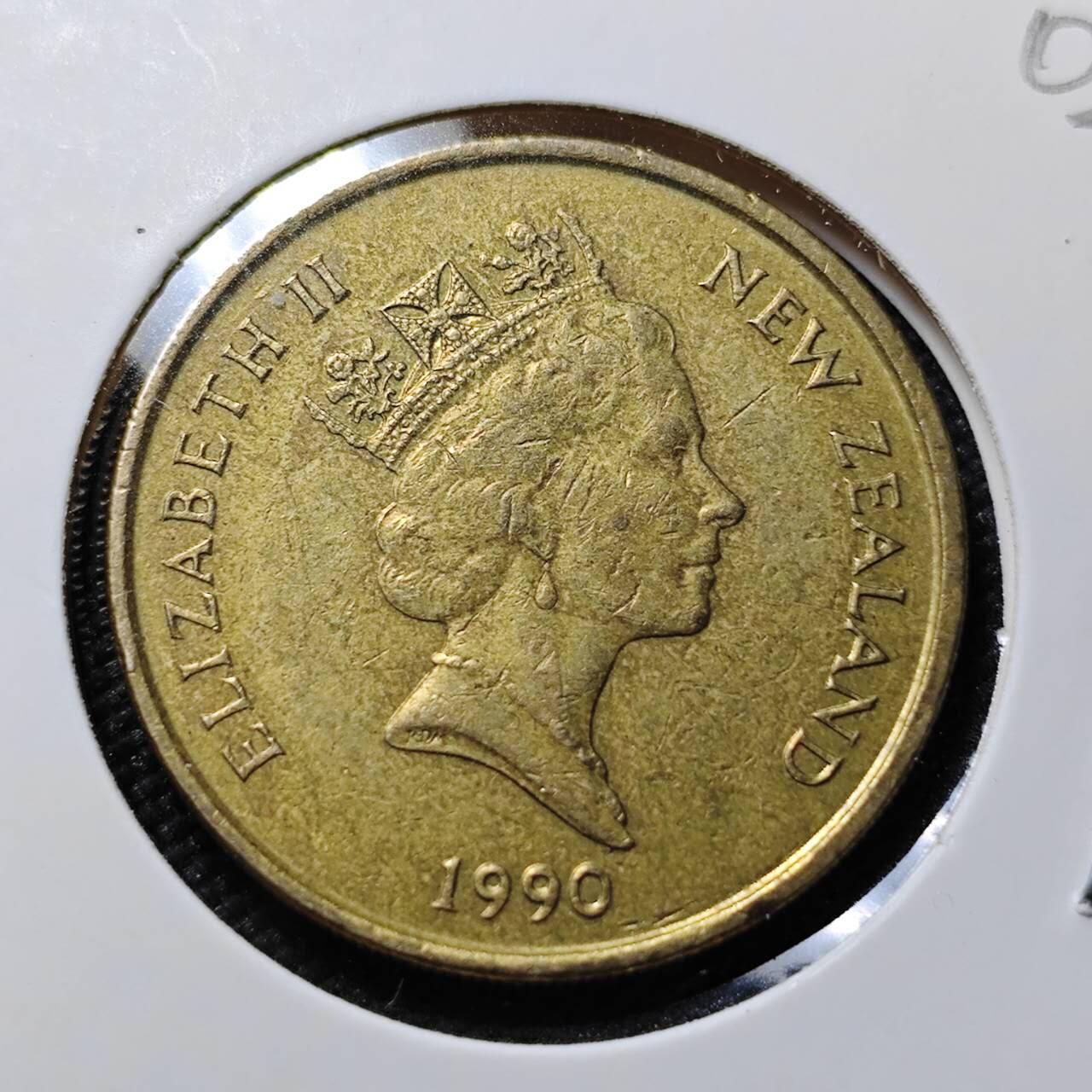 KK钱币收藏小铺   第402期 2月预留时间 周末发货  新西兰2元