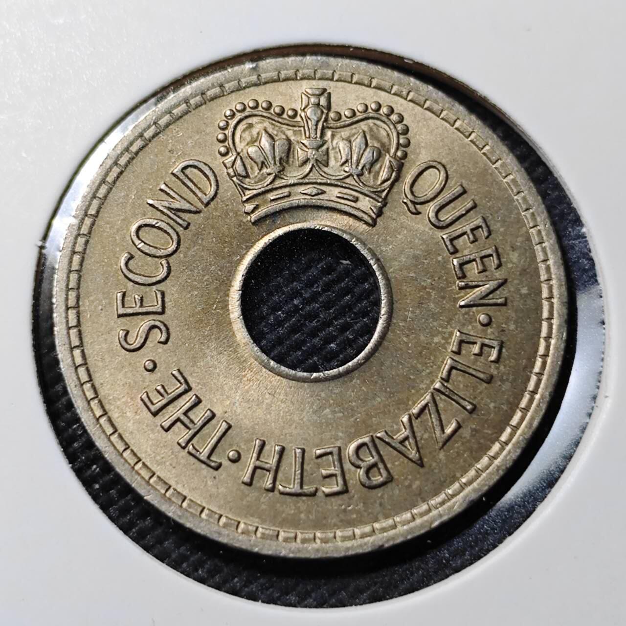 KK钱币收藏小铺   第401期 2月预留时间 周末发货  斐济1便士 好品