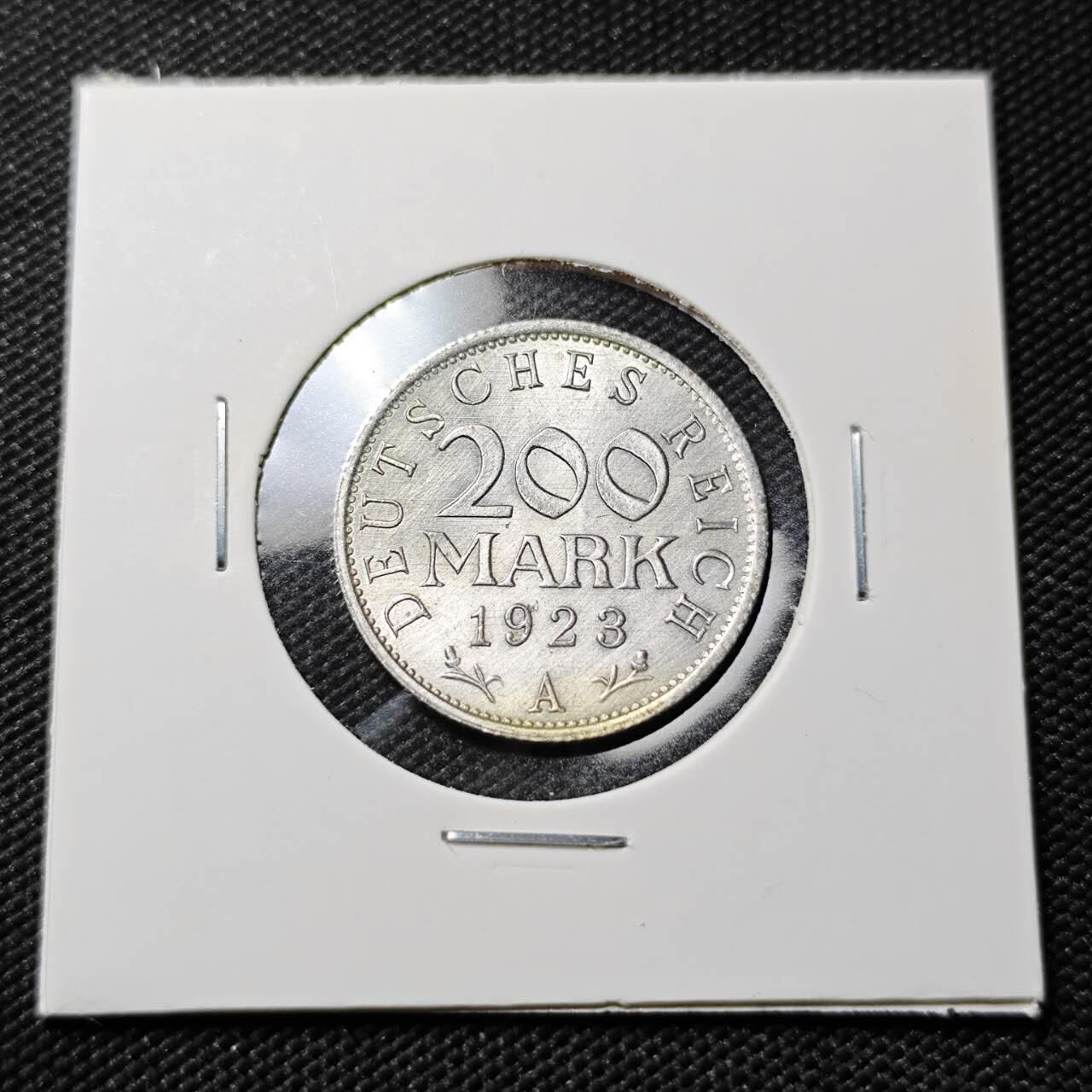 KK钱币收藏小铺   第401期 2月预留时间 周末发货 1923德国200马克 