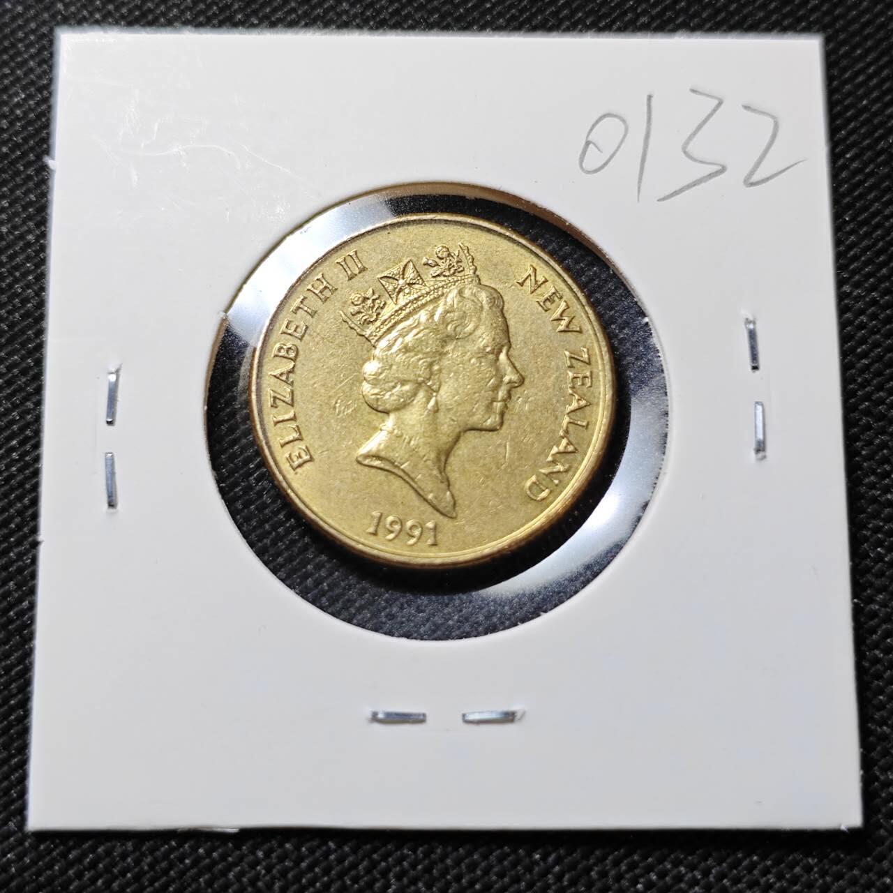 KK钱币收藏小铺   第401期 2月预留时间 周末发货  新西兰1元