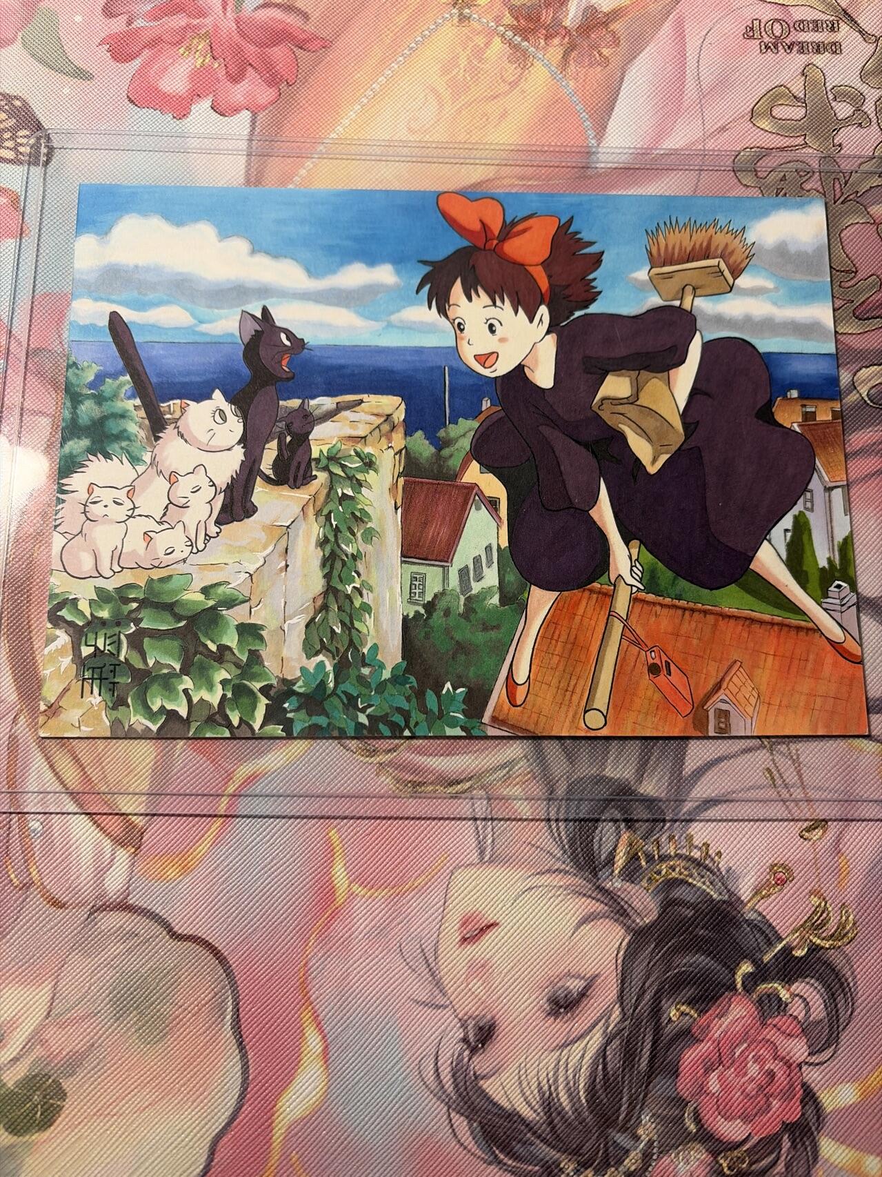 麦趣喜第三场 手绘专场 (3月13号周五晚上23点截拍，专注买家市场，福利拉满)  浮笙工作室 B6大小动漫手绘 带硬壳保护夹 125MM*176MM