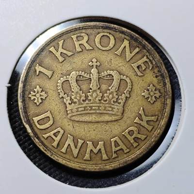 KK钱币收藏小铺   第402期 2月预留时间 周末发货 -  1930丹麦1克朗