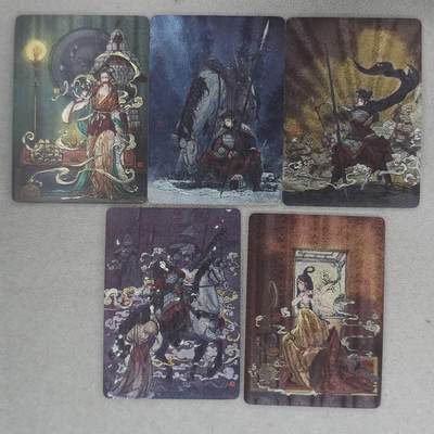 满赠PR！！龙虎卡牌-七七场（满200元包邮，无佣金，每周六结拍，欢迎送拍） - 粗闪5张 橙卡文化 画画的三哥 - 花木兰故事 一套