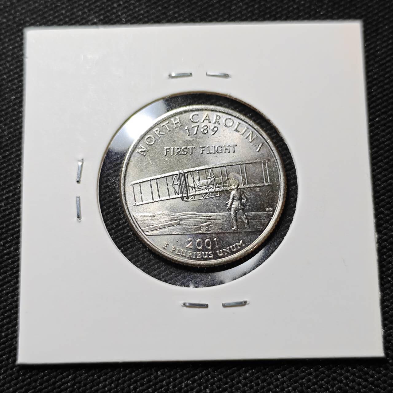 KK钱币收藏小铺   第401期 2月预留时间 周末发货  美国25分纪念币 好品