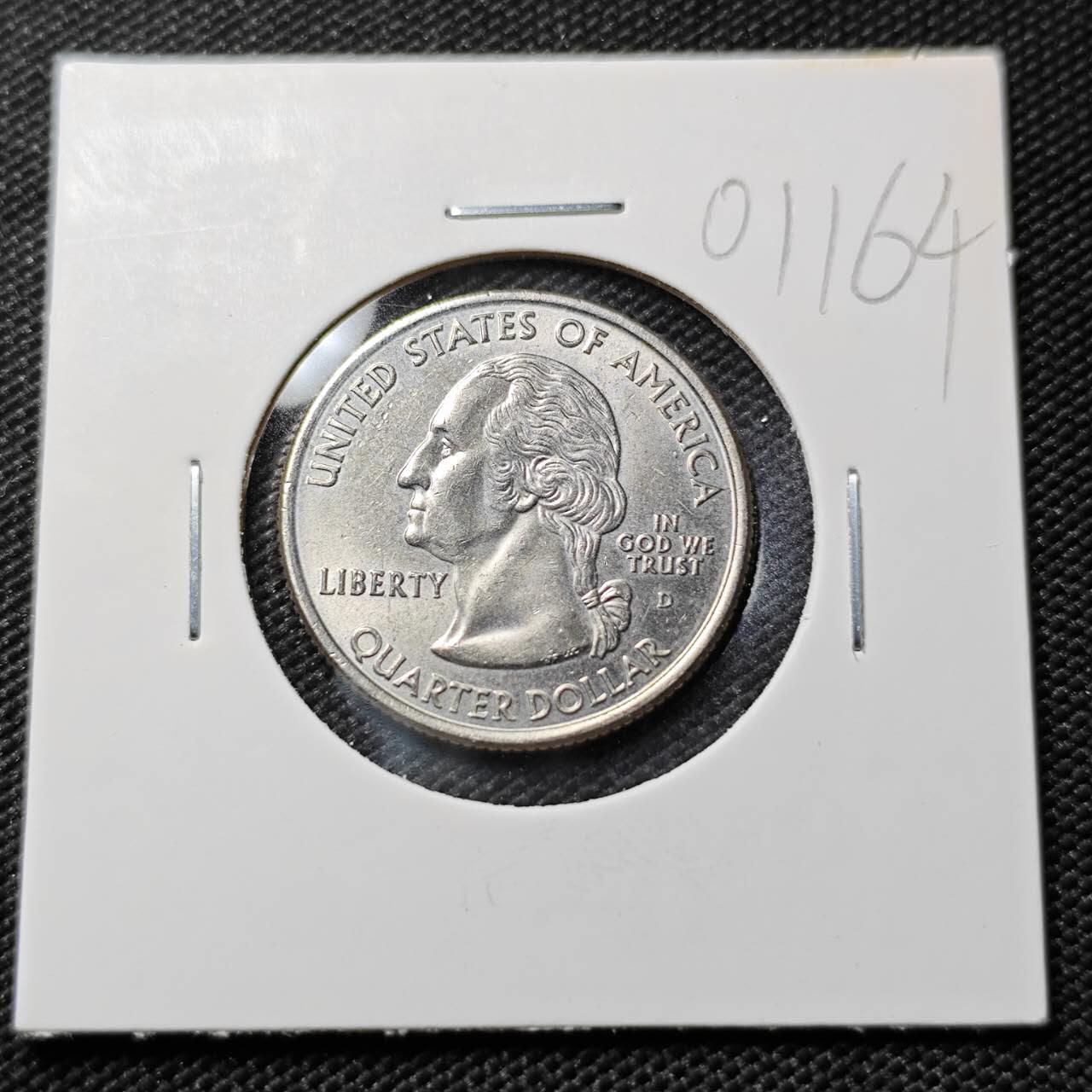 KK钱币收藏小铺   第401期 2月预留时间 周末发货  美国25分纪念币