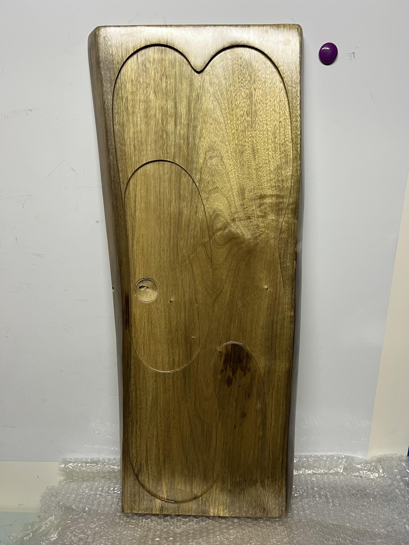 零元拍：金丝楠茶盘 双泡台  金光闪闪。尺寸约：79/30.5/3.5CM