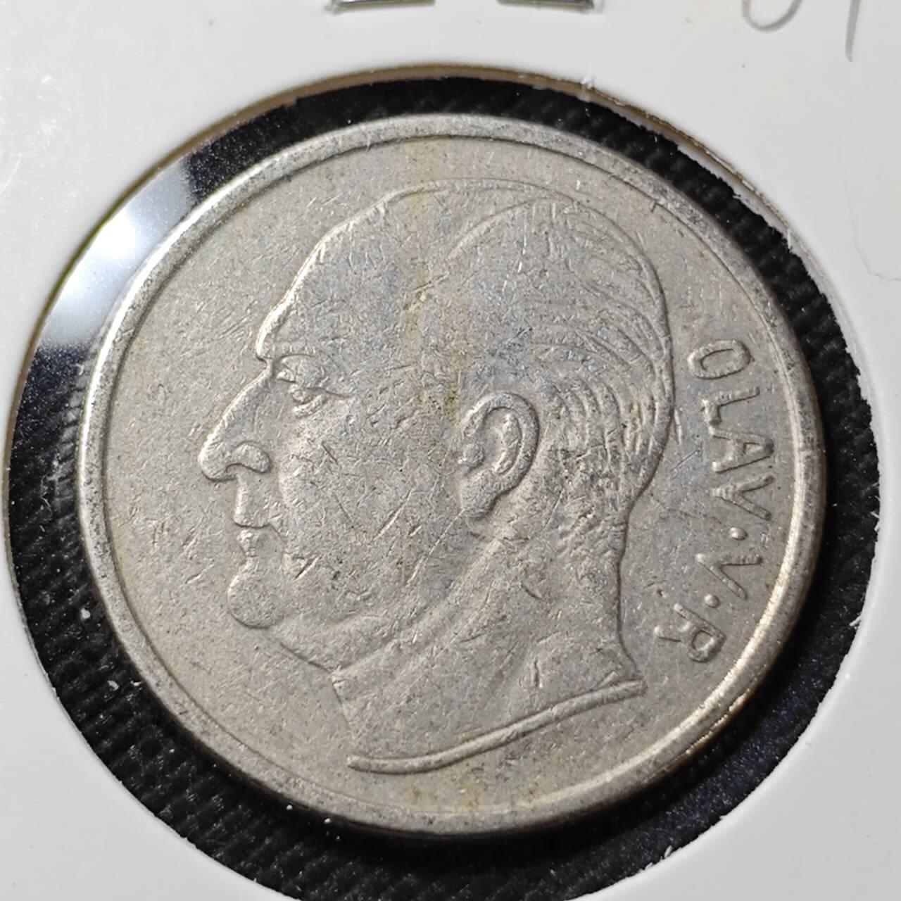 KK钱币收藏小铺   第401期 2月预留时间 周末发货  挪威1克朗 马